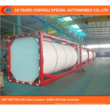 20FT 40FT ISO LPG Tank Container, Asme LPG Tank Container